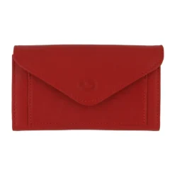 Frandi Portefeuille en cuir - Portefeuille femme rouge, bordeaux ou orange - .fr>Femme Portefeuille Cuir