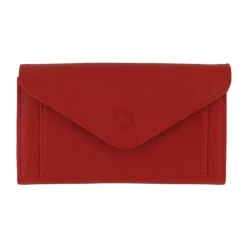 Frandi Portefeuille en cuir - Portefeuille femme rouge, bordeaux ou orange - .fr><noscript><img width=