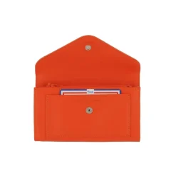 Frandi Portefeuille en cuir - Portefeuille femme rouge, bordeaux ou orange - .fr><noscript><img width=