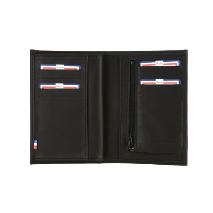 Frandi Portefeuille en cuir 3 volets pour homme ->Homme Portefeuille Cuir