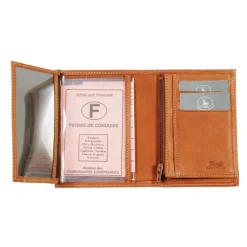 Frandi Portefeuille en cuir personnalisé - fabriqué en France -><noscript><img width=