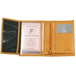 Frandi Portefeuille en cuir personnalisé - fabriqué en France -><noscript><img width=