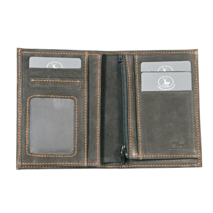 Frandi Portefeuille en cuir personnalisé - fabriqué en France ->Homme Portefeuille Cuir