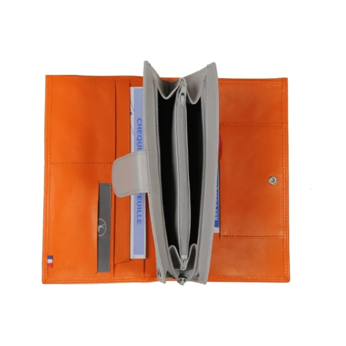 Frandi Portefeuille femme cuir ->Femme Compagnon Cuir