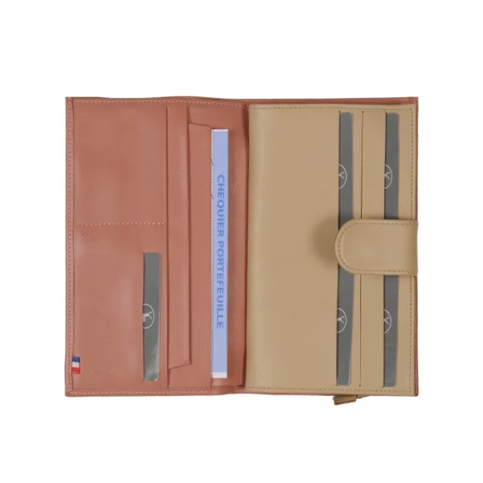 Frandi Portefeuille femme cuir ->Femme Compagnon Cuir