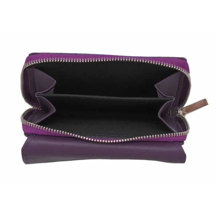 Frandi Portefeuille femme cuir ->Femme Portefeuille Cuir