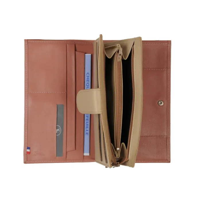 Frandi Portefeuille femme cuir ->Femme Compagnon Cuir