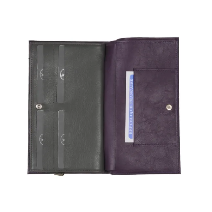 Frandi Portefeuille femme cuir ->Femme Compagnon Cuir