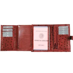Frandi Portefeuille femme cuir 3 volets><noscript><img width=