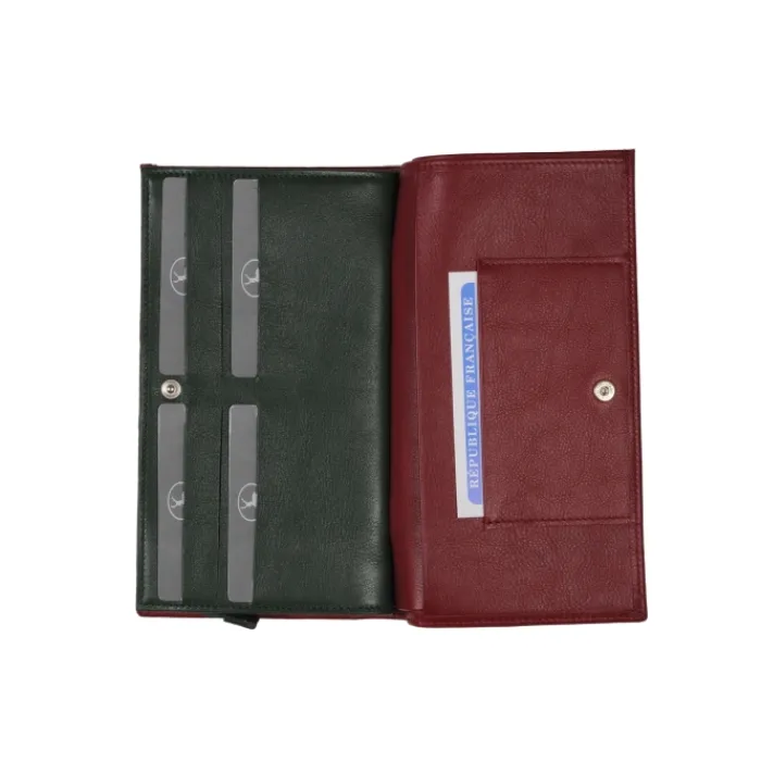 Frandi Portefeuille femme cuir ->Femme Compagnon Cuir