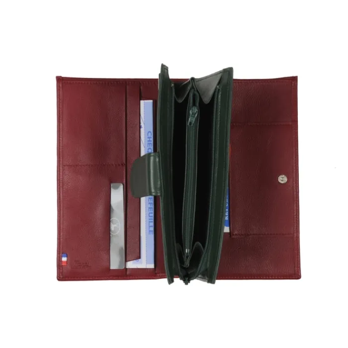 Frandi Portefeuille femme cuir ->Femme Compagnon Cuir