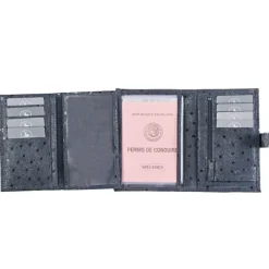 Frandi Portefeuille femme cuir 3 volets><noscript><img width=