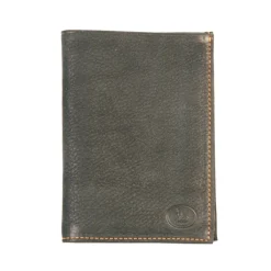 Frandi Portefeuille fin cuir noir ->Homme Portefeuille Cuir
