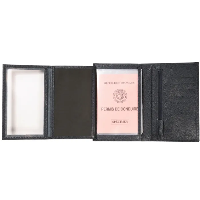 Frandi Portefeuille grand modèle en cuir ->Homme Portefeuille Cuir