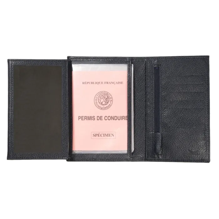 Frandi Portefeuille grand modèle en cuir ->Homme Portefeuille Cuir