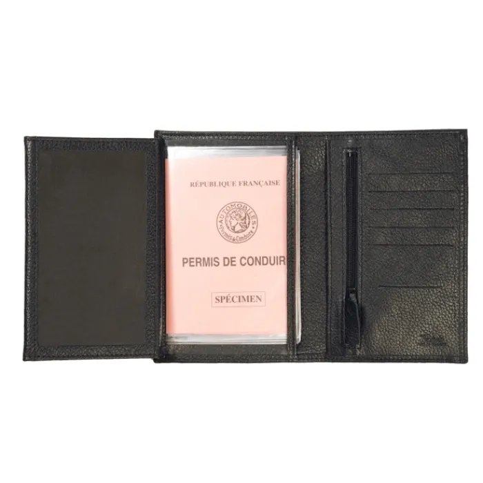 Frandi Portefeuille grand modèle en cuir ->Homme Portefeuille Cuir