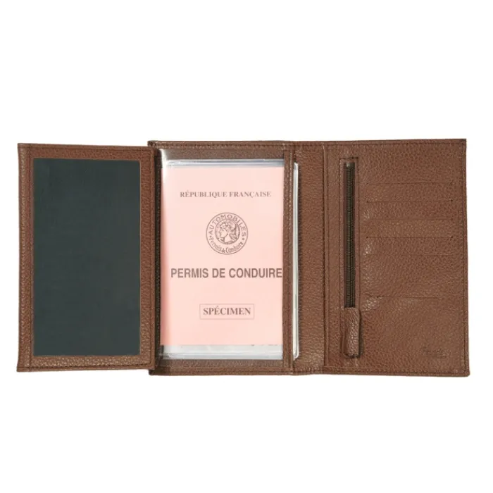 Frandi Portefeuille grand modèle en cuir ->Homme Portefeuille Cuir