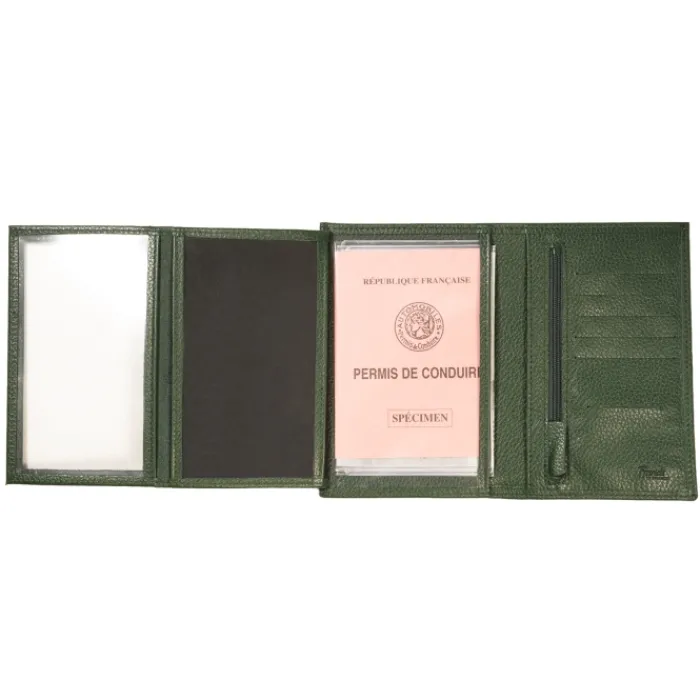 Frandi Portefeuille grand modèle en cuir ->Homme Portefeuille Cuir