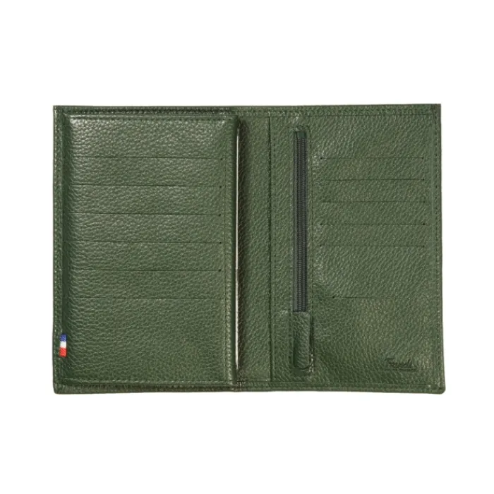 Frandi Portefeuille grand modèle en cuir ->Homme Portefeuille Cuir