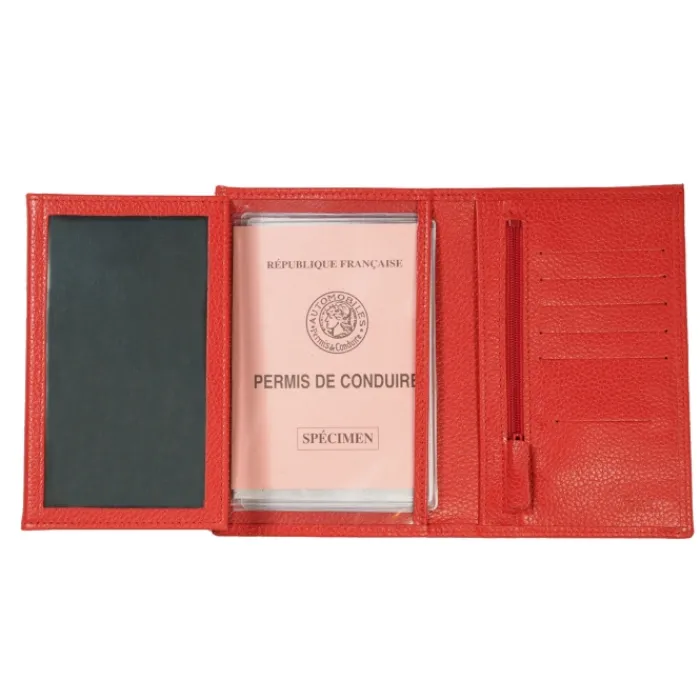 Frandi Portefeuille grand modèle en cuir ->Homme Portefeuille Cuir