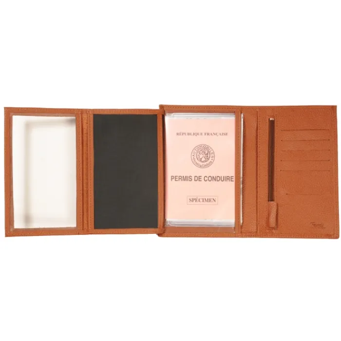 Frandi Portefeuille grand modèle en cuir ->Homme Portefeuille Cuir