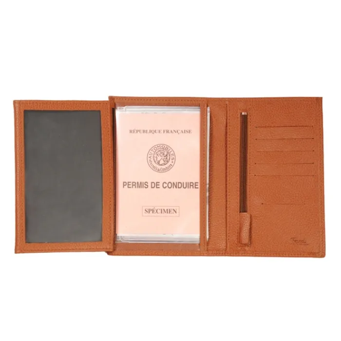 Frandi Portefeuille grand modèle en cuir ->Homme Portefeuille Cuir