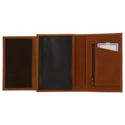 Frandi Portefeuille haut de gamme cuir noir, marron ou gold -><noscript><img width=