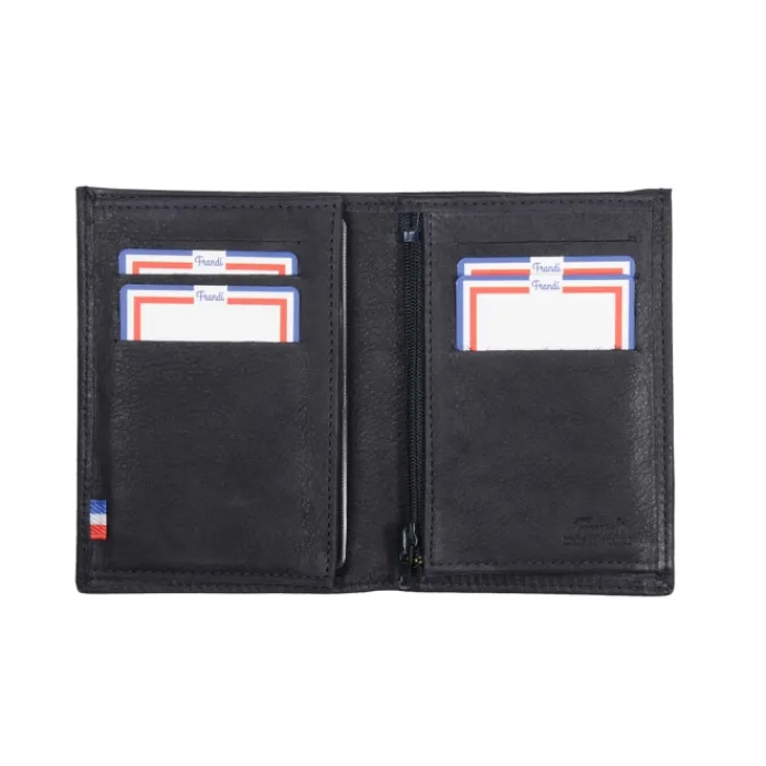 Frandi Portefeuille homme 12 cm ->Homme Portefeuille Cuir