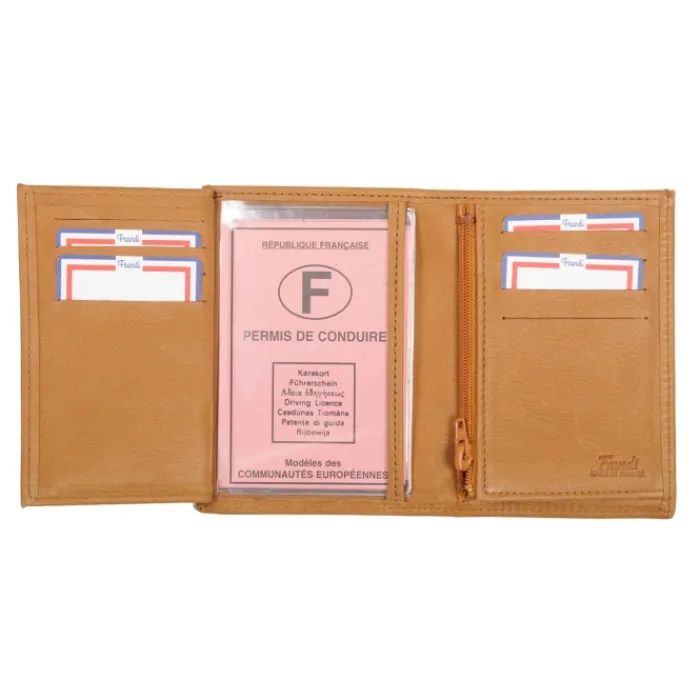 Frandi Portefeuille homme 12 cm ->Homme Portefeuille Cuir