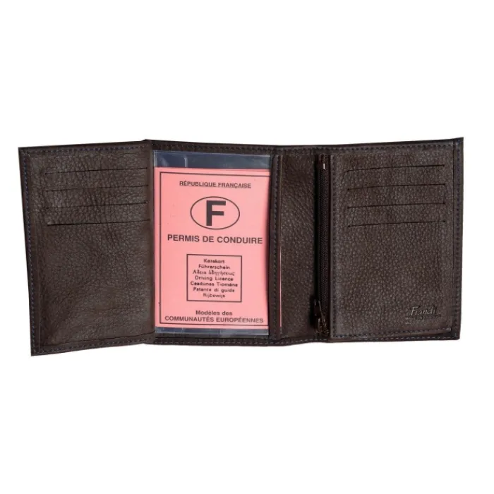 Frandi Portefeuille homme 12 cm ->Homme Portefeuille Cuir
