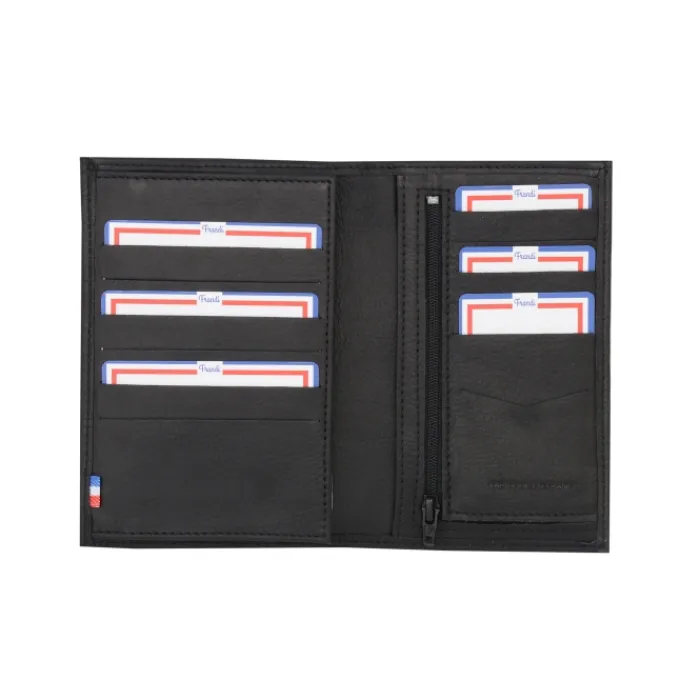Frandi Portefeuille homme cuir fermeture billet ->Homme Portefeuille Cuir