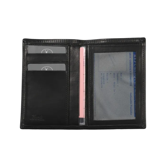 Frandi Portefeuille homme cuir marron foncé ->Homme Porte-Carte Cuir | Portefeuille Cuir