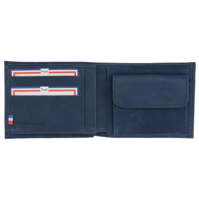 Frandi Portefeuille italien vintage en cuir ->Homme Portefeuille Cuir