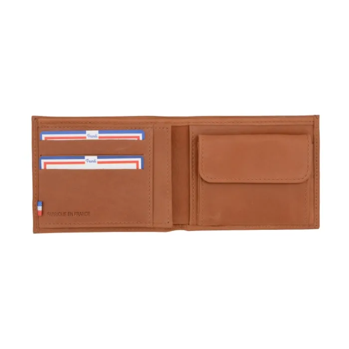 Frandi Portefeuille italien vintage en cuir ->Homme Portefeuille Cuir