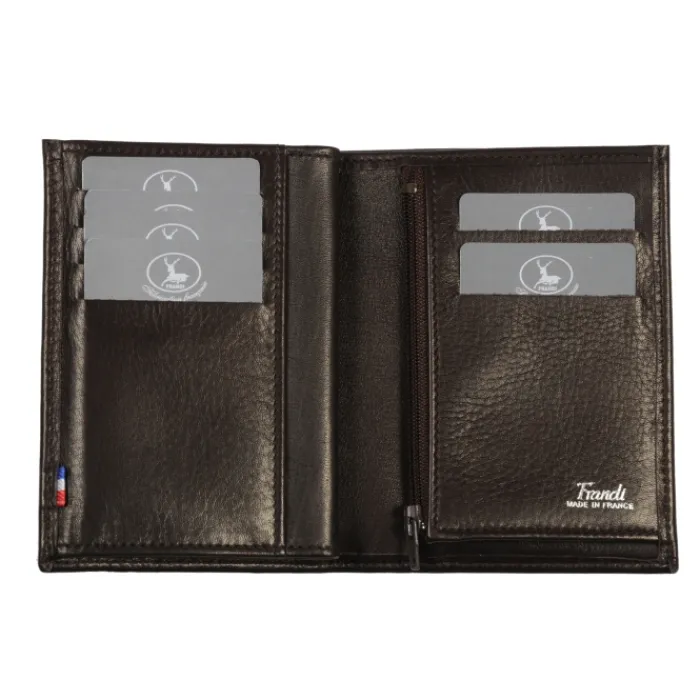 Frandi Portefeuille luxe - Fabrication Française ->Homme Portefeuille Cuir
