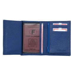 Frandi Portefeuille RFID Grainé><noscript><img width=