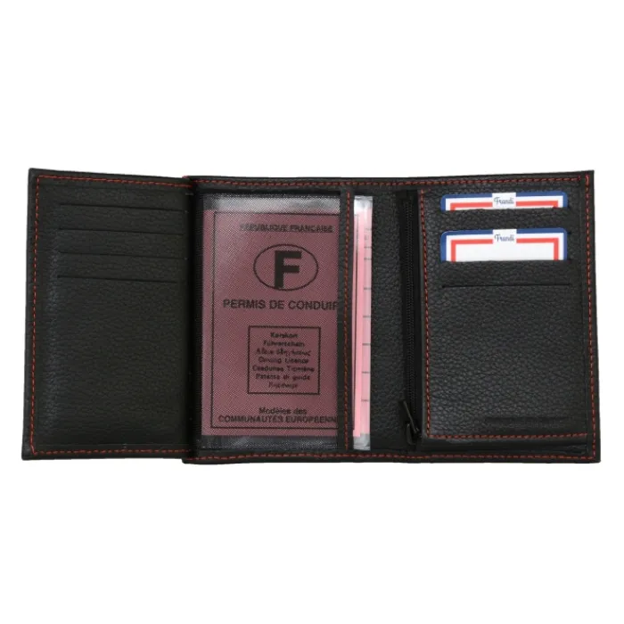Frandi Portefeuille RFID Grainé>Homme Portefeuille Anti Rfid Cuir