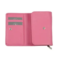 Frandi Portefeuille zippé en cuir ->Femme Portefeuille Cuir
