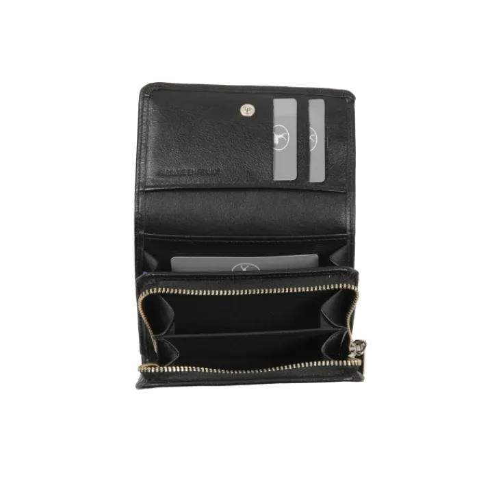Frandi Portefeuille zippé en cuir ->Femme Portefeuille Cuir
