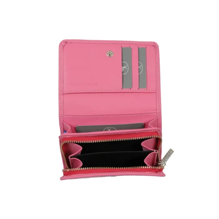 Frandi Portefeuille zippé en cuir ->Femme Portefeuille Cuir