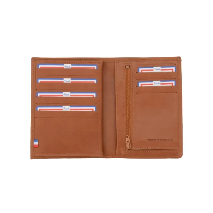 Frandi Portefeuille-cuir homme compact ->Homme Portefeuille Cuir