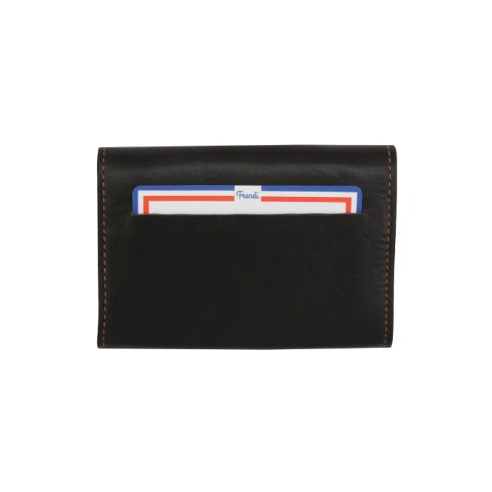 Frandi Porte-monnaie cuir marron homme ->Homme Porte-Monnaie Cuir