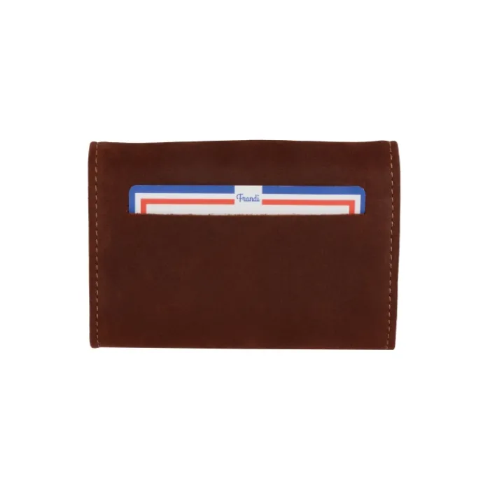 Frandi Porte-monnaie cuir marron homme ->Homme Porte-Monnaie Cuir