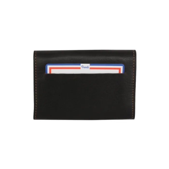 Frandi Porte-monnaie cuir marron homme ->Homme Porte-Monnaie Cuir