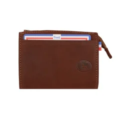 Frandi Porte-monnaie homme cuir marron foncé ->Homme Porte-Monnaie Cuir