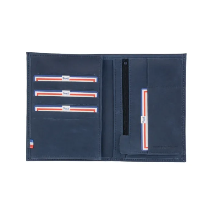 Frandi RFID Portefeuille vintage - 1930>Homme Portefeuille Anti Rfid Cuir