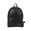 Frandi Sac à dos homme en cuir rouge et noir ->Homme Sac-Sacoches Cuir