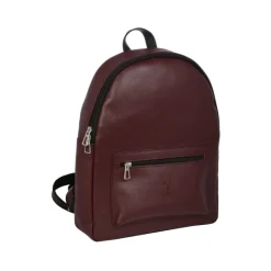 Frandi Sac à dos homme en cuir rouge et noir -><noscript><img width=
