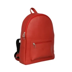 Frandi Sac à dos homme en cuir rouge et noir -><noscript><img width=