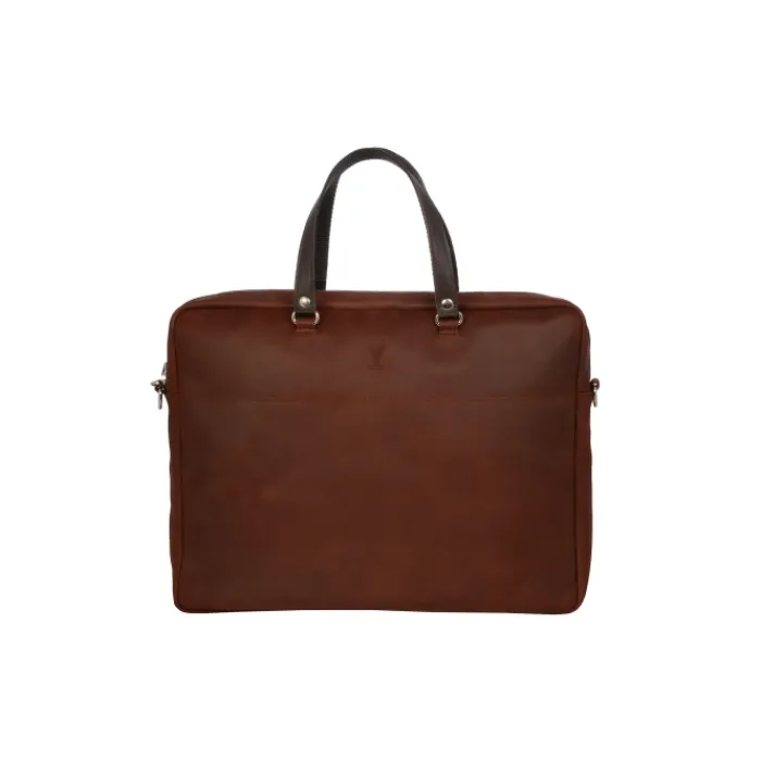 Frandi Sac business cuir femme marron & gold | Élégance professionnelle>Homme Porte-Documents Cuir | Sac-Sacoches Cuir